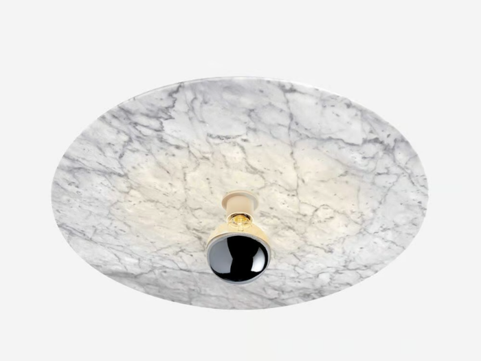 VENUS - Handmade Carrara marble ceiling light _ RADAR INTERIOR